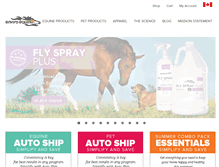 Tablet Screenshot of enviroequine.com